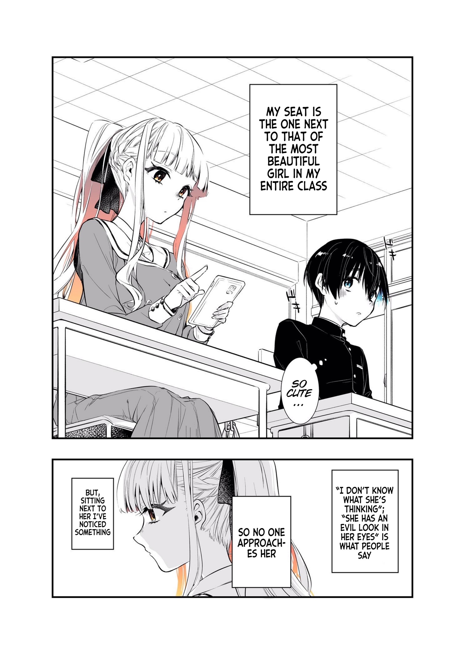 The Story of a Boy Who Sits Next to a Beautiful Classmate Chapter 0 2